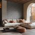 Non-woven wallpaper plaster look grey silver 78656-2 7