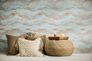 Non-woven wallpaper plaster look blue copper 78656-5 3