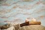 Non-woven wallpaper plaster look blue copper 78656-5 1
