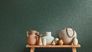 Non-woven wallpaper wood look green blue metallic 78666-4 7