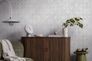 Vliestapete Ornamente Grau Silber Metallic 78672-1 Raum 1