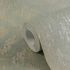 Non-woven wallpaper ornaments green gold metallic 78672-5 4