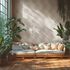 Non-woven wallpaper leaves grey cream gloss 78673-2 5
