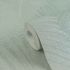 Non-woven wallpaper leaves green grey gloss 78673-4 3