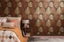 Non-woven wallpaper leaves brown gold metallic 78673-5 7