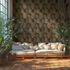Non-woven wallpaper leaves black gold metallic 78673-6 3