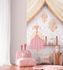 Non-woven wallpaper kids princess pink grey 77066-1 1