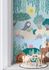 Non-woven wallpaper kids shore mermaid green blue 77067-1 1
