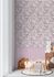 Non-woven wallpaper kids birds floral pink grey 77074-1 2