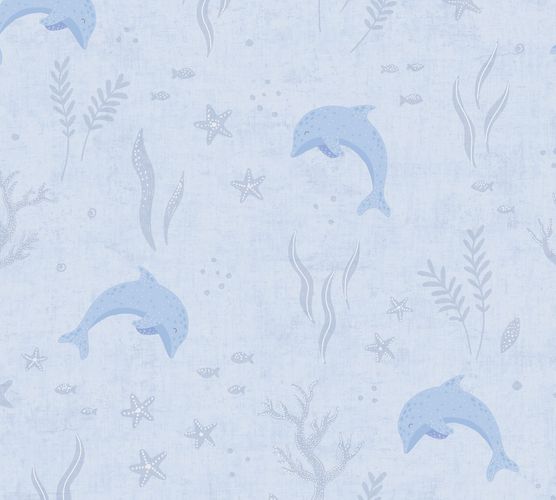Vliestapete-Kinder-Fische-Delfine-Blau-77132-1-63222980