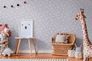 Non-woven wallpaper kids graphic circles grey white 77139-1 1