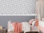 Border non-woven kids unicorns fairy tales grey 77147-1 2