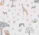 Non-woven wallpaper kids animals cream grey 77176-1 3