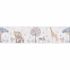 Border non-woven kids animals savannah cream grey 77177-1 3