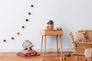 Non-woven wallpaper kids plain textile look cream 77178-1 4
