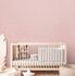 Non-woven wallpaper kids plain textile look pink 77179-2 1