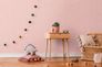 Non-woven wallpaper kids plain textile look pink 77179-2 4