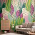Fototapete-Vlies-Dschungel-Modern-Gruen-Rosa-78208-1-63223092 1