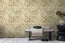 Non-woven wallpaper leaf pattern beige green 78223-3 1