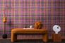Non-woven wallpaper check watercolour pink blue 78224-2 6