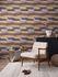 Non-woven wallpaper graphic stripes brown blue 78225-2 6