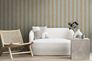 Non-woven wallpaper stripes pattern grey brown 78226-2 1