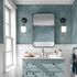 Non-woven wallpaper stone look teal brown 10360-19 5