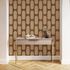 Non-woven wallpaper wood look rattan brown beige 81637 3