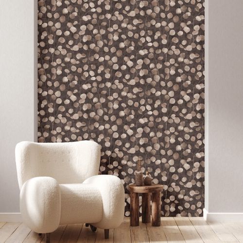 Vliestapete-Floral-Blaetter-Ranken-Braun-Beige-81639-63223226