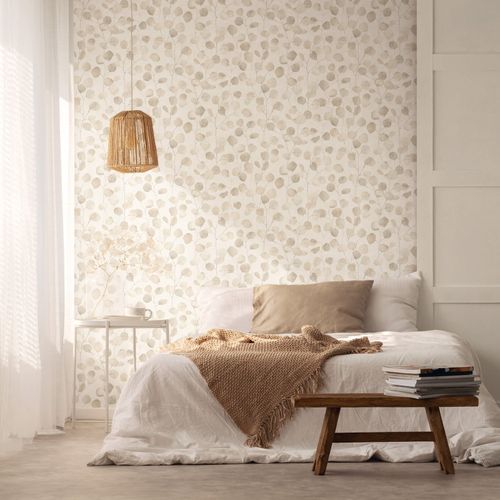 Vliestapete-Floral-Blaetter-Ranken-Beige-Grau-81641-63223228