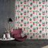 Vliestapete-Floral-Kaktus-Aquarell-Grau-Gruen-Rot-81652-63223235_2 3