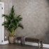 Non-woven wallpaper wood look tiles beige grey gloss 35510 2