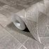 Non-woven wallpaper wood look tiles platinum metallic 35511 5