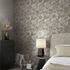 Non-woven wallpaper wood look tiles platinum metallic 35511 8