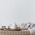 Non-woven wallpaper used look concrete look white 35514 1