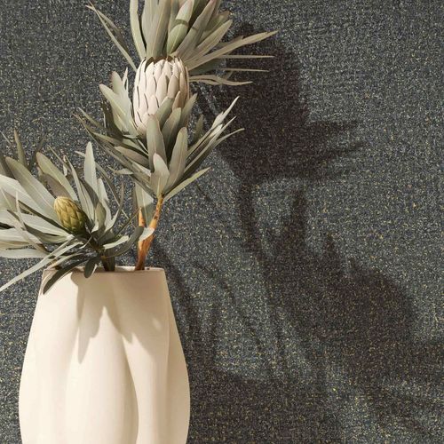 Non-woven wallpaper used concrete look anthracite 35520