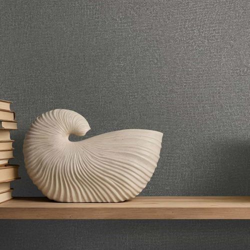 Non-woven wallpaper used concrete look texture grey 35521