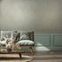 Non-woven wallpaper floral blue gold metallic 35532 11