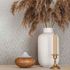 Non-woven wallpaper diamond pattern white pearl gloss 35537 6