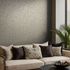 Non-woven wallpaper diamond anthracite gold metallic 35540 12