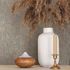 Non-woven wallpaper plain plaster look grey brown 35552 5