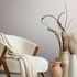 Non-woven wallpaper linen look beige grey metallic 35110 1