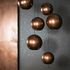 Non-woven wallpaper linen look anthracite copper 35111 4