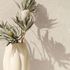 Non-woven wallpaper linen look white beige metallic 35114 1