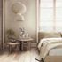 Non-woven wallpaper linen look white beige metallic 35114 3