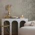 Non-woven wallpaper circles grey silver metallic 35118 3