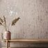 Non-woven wallpaper plaster look beige silver 35124 1