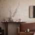 Non-woven wallpaper plaster look beige silver 35124 4