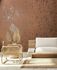 Non-woven wallpaper plaster look brown silver 35163 1