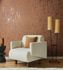 Non-woven wallpaper plaster look brown silver 35163 4